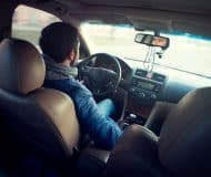 Manual Driving Instructor in St Marys: Interior View of Car Driving