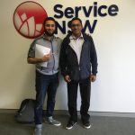 Efficient Driving Academy instructor Aamir with a student after passing the NSW driving test